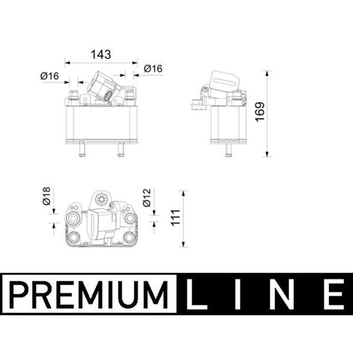 Mahle Air Conditioning Chiller ACH 5 000P