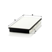 MANN-FILTER Cabin Air Filter (Pollen Filter) Eng.compart. CU 3360