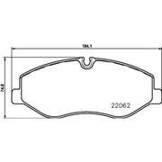 Mintex Front Brake Pad Set MDB3738