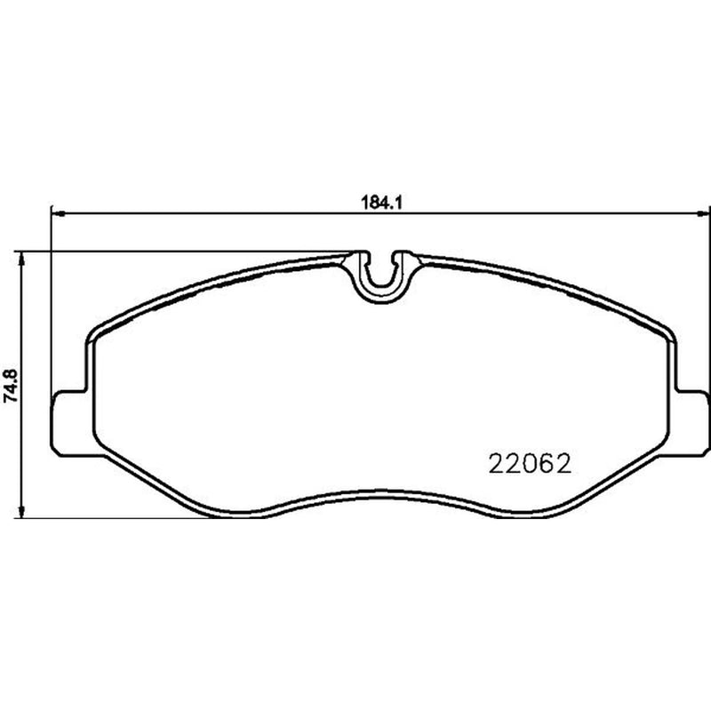 Mintex Front Brake Pad Set MDB3738
