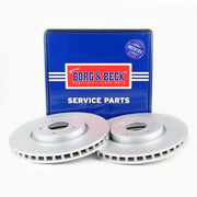 Borg & Beck 2 x Vented Front Brake Discs BBD5640-x2