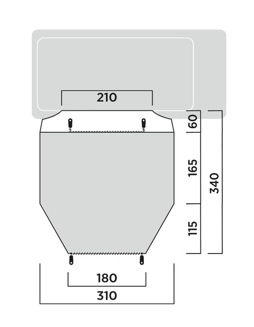 Easy Camp Eidfjord Awning Grey - Easy Camp - Van Life Living