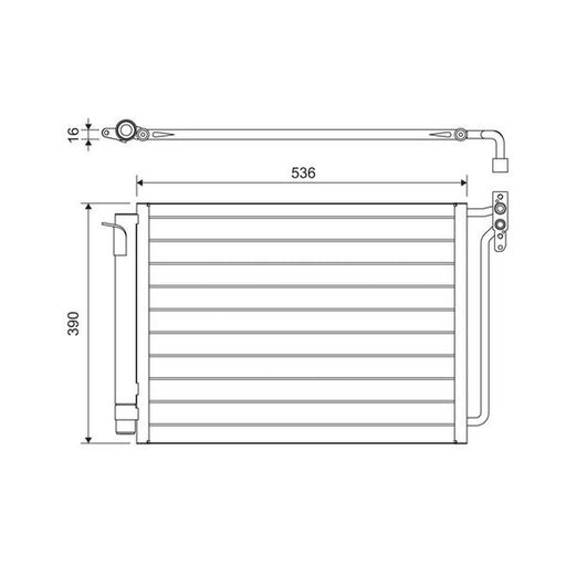 Valeo Air Conditioning Condenser 817575