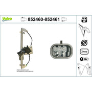 Valeo Electric Window Regulator Lifter Right Rear 852461