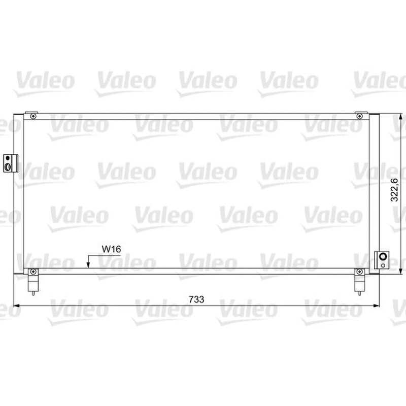 Valeo Air Conditioning Condenser 814052