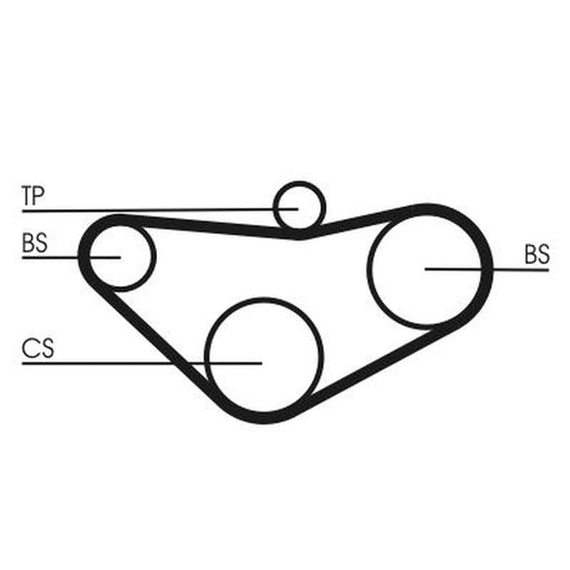 Continental CTAM Timing Belt Kit with Rollers CT800K1