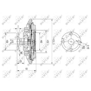 NRF Radiator Fan Clutch 49643