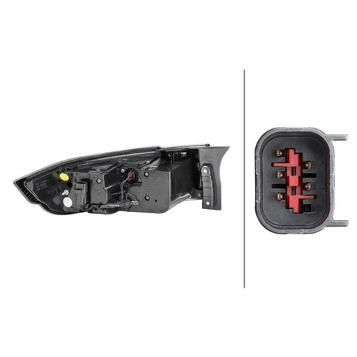 Hella Tail Light / Lamp W16W Right 2SK 012 379-441