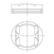 Mahle Piston Cylinder Bore = 96mm 002 65 00