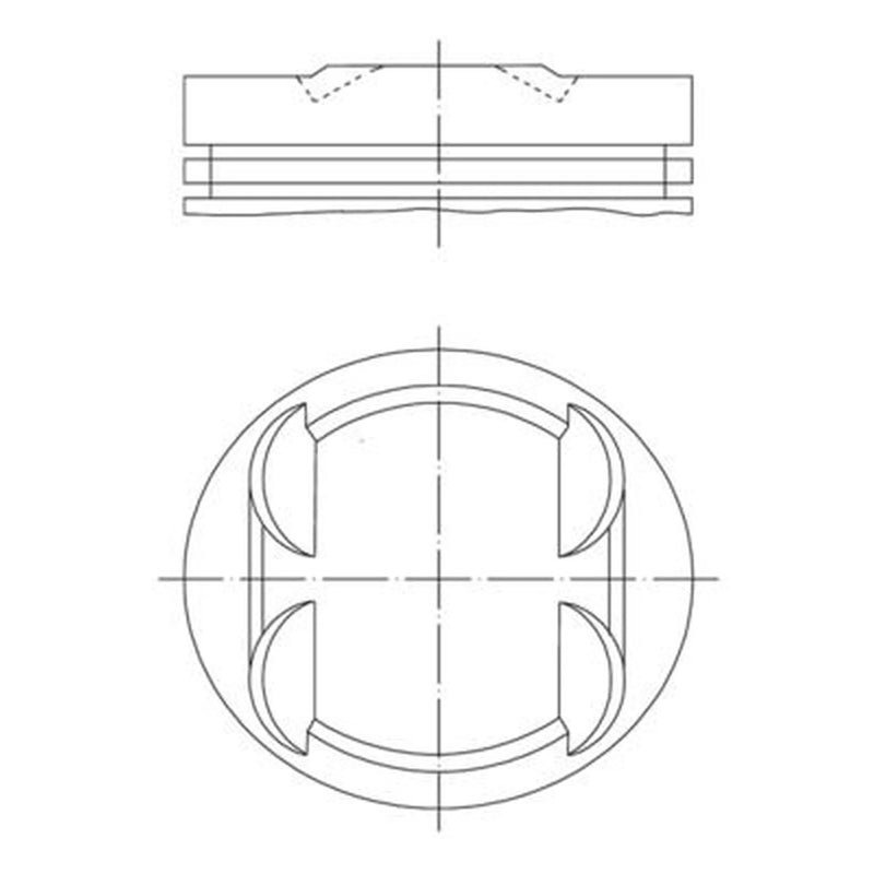 Mahle Piston Cylinder Bore = 97mm 002 65 02
