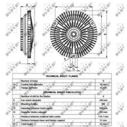 NRF Radiator Fan Clutch 49537