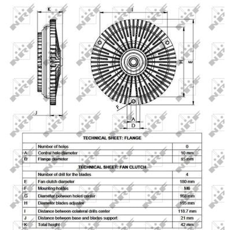 NRF Radiator Fan Clutch 49537