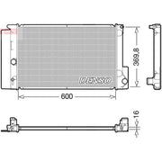 Denso Engine Radiator DRM50126
