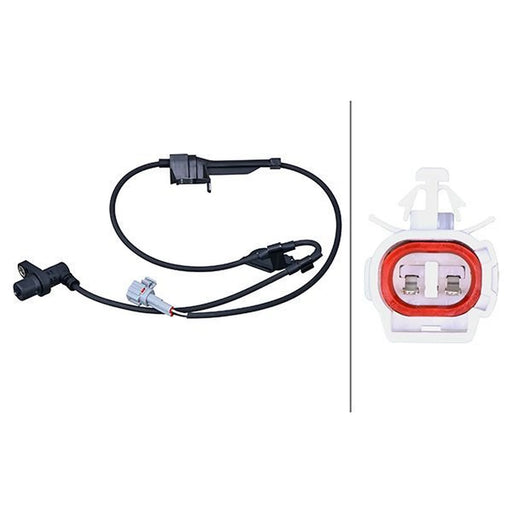 Hella ABS Wheel Speed Sensor Front 6PU 358 218-041