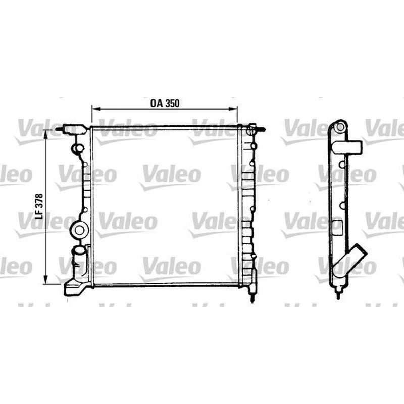 Valeo Engine Radiator 816656