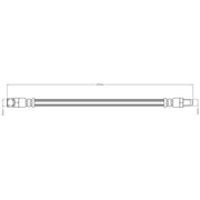 Abtex Brake Hydraulic Hose Line Right ABH1187