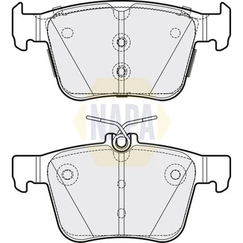 NAPA Rear Brake Pad Set NBP1713