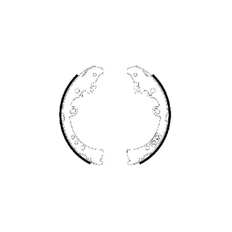 Textar Brake Shoe Set Axle Kit 91066300