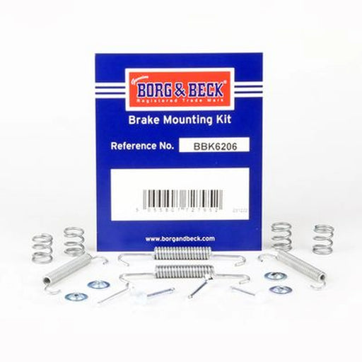Borg & Beck Parking Brake Shoe Accessory Kit Rear BBK6206