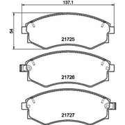 Mintex Front Brake Pad Set MDB1488