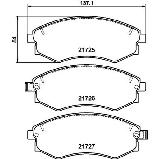 DON Front Brake Pad Set PCP1461