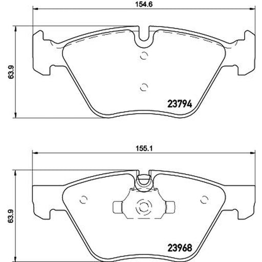 Mintex Front Brake Pad Set MDB2692