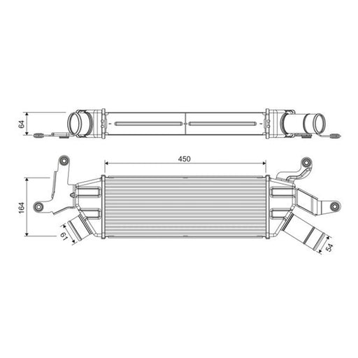 Valeo Intercooler (Charge Air Cooler) 818370