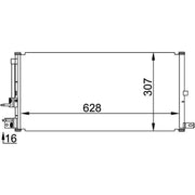 Mahle Air Conditioning Condenser AC 694 000P