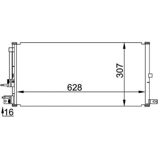 Mahle Air Conditioning Condenser AC 694 000P