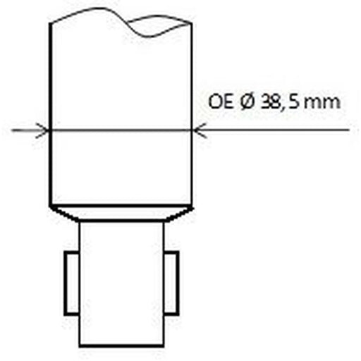 KYB Shock Absorber Damper Strut Rear 343827