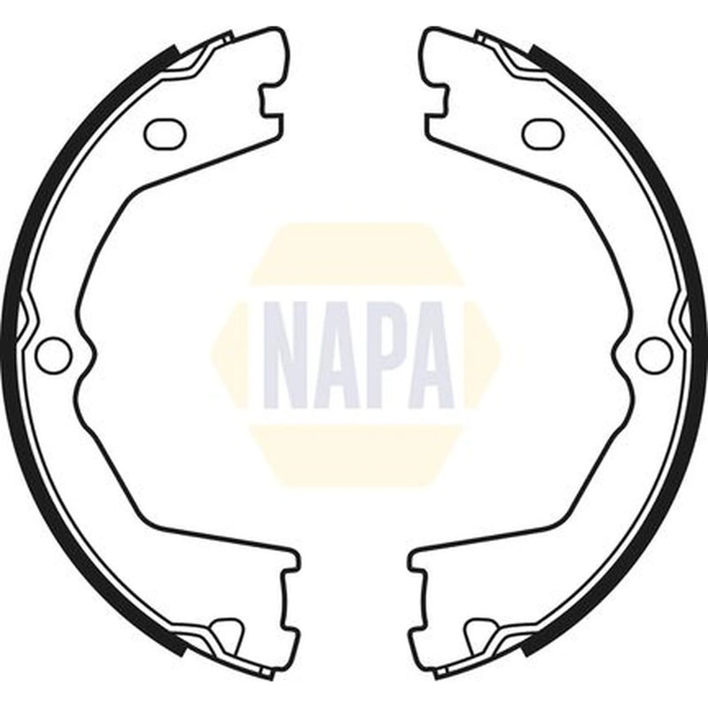 NAPA Parking Brake Shoe Set NBS5022