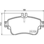 Mintex Front Brake Pad Set MDB3246