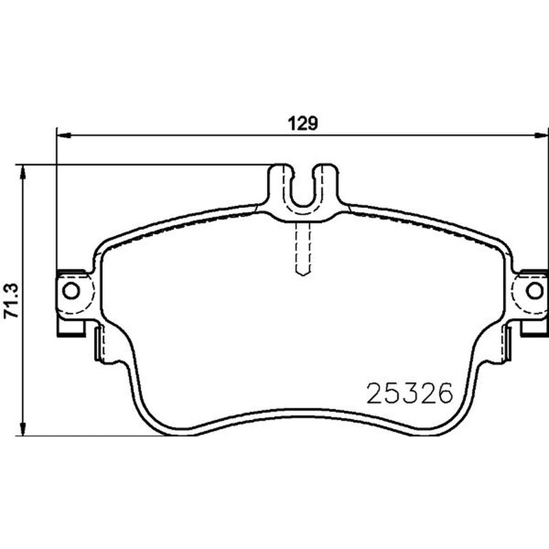 Mintex Front Brake Pad Set MDB3246