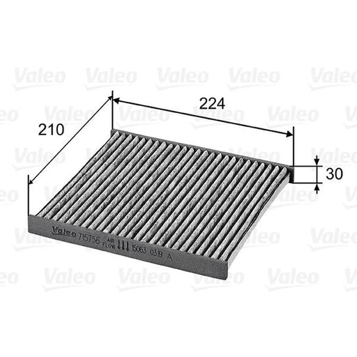 Valeo Cabin Air Filter (Pollen Filter) 715756