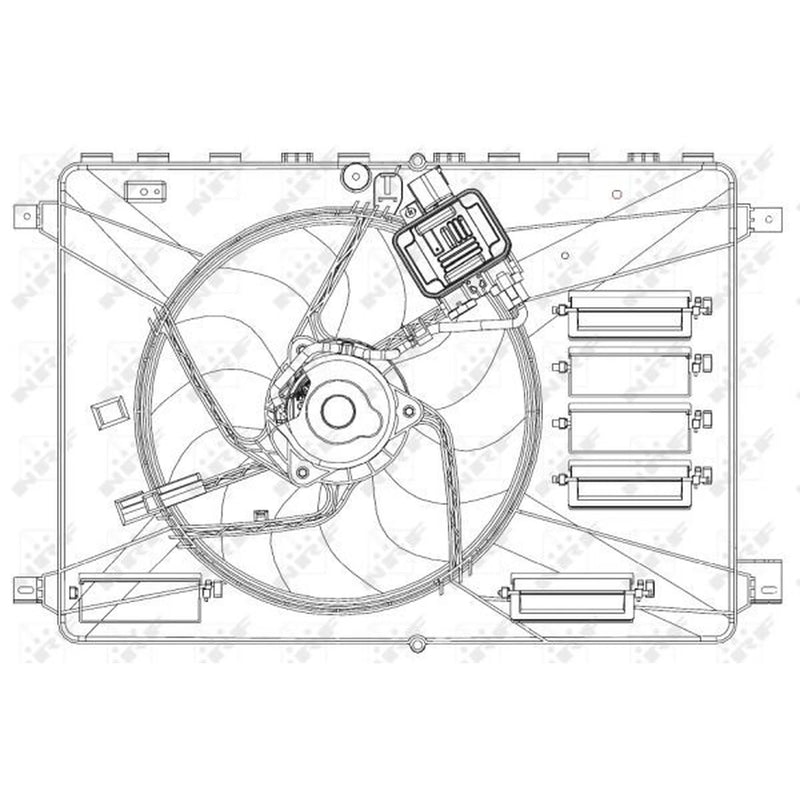 NRF Engine Cooling Fan 47627