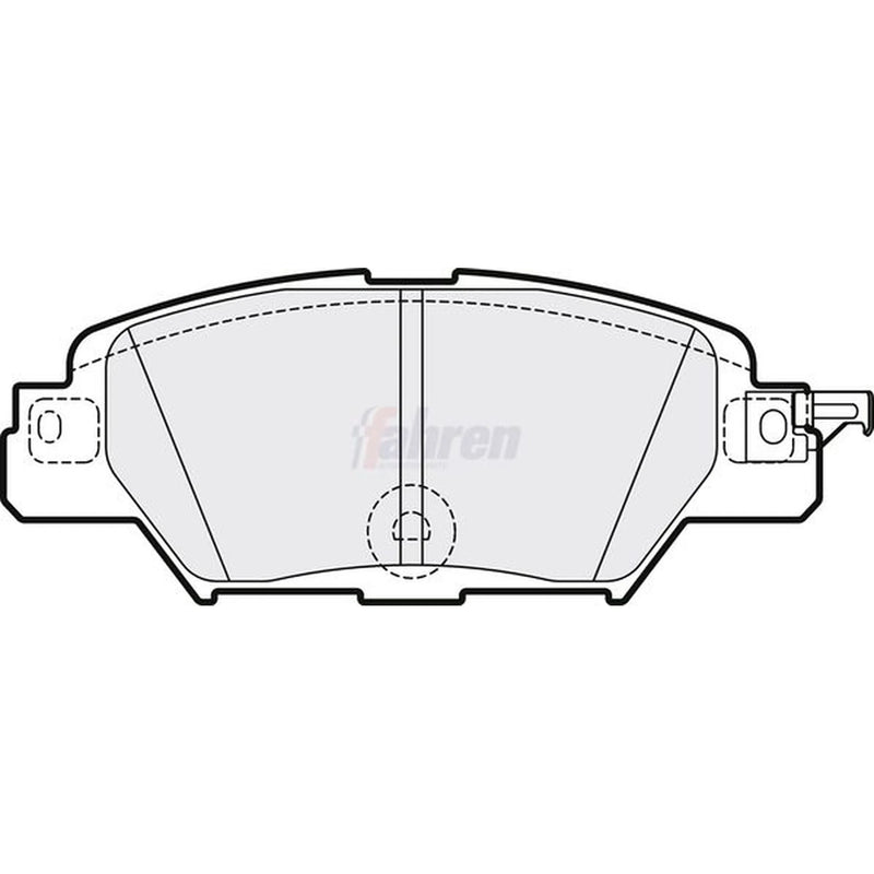 Fahren Rear Brake Pad Set fits Mazda CX-5 2011-2024 2.0 2.2 2.5