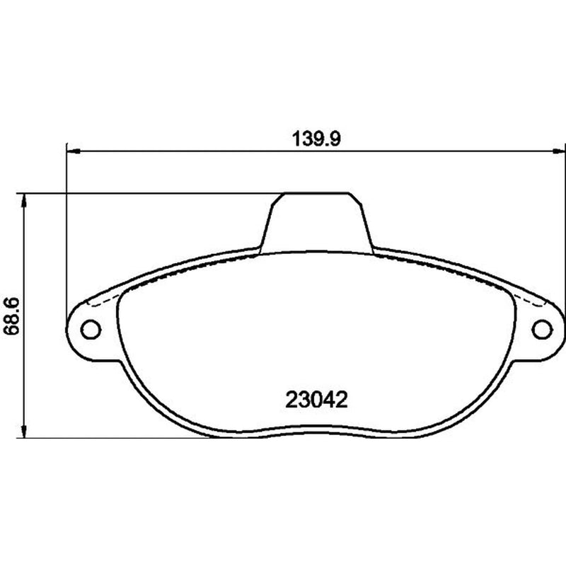 Mintex Front Brake Pad Set MDB1815