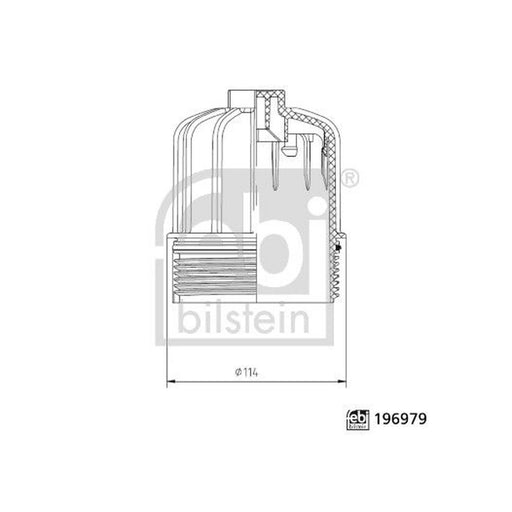 Febi Fuel Filter Cover 196979