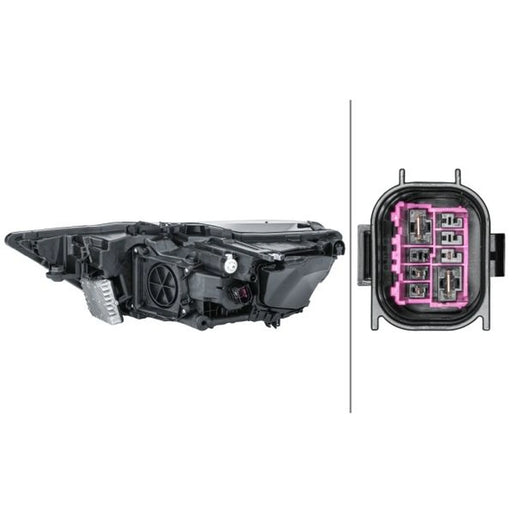 Hella Headlight Headlamp LED Right 1ZX 013 376-141