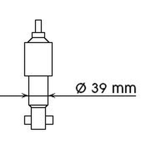 KYB Shock Absorber Damper Strut Front 553170