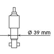 KYB Shock Absorber Damper Strut Front 443253