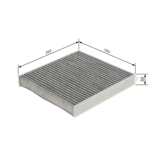 Bosch Cabin Air Filter (Pollen Filter) Rear 1 987 435 584