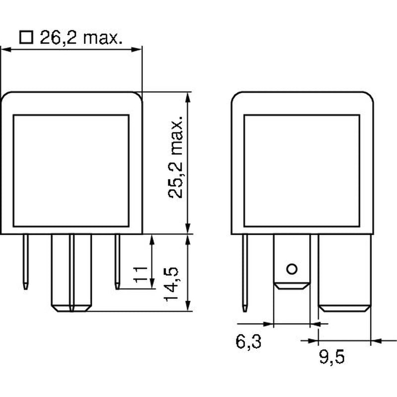 Bosch Main Power Relay 0 986 332 002