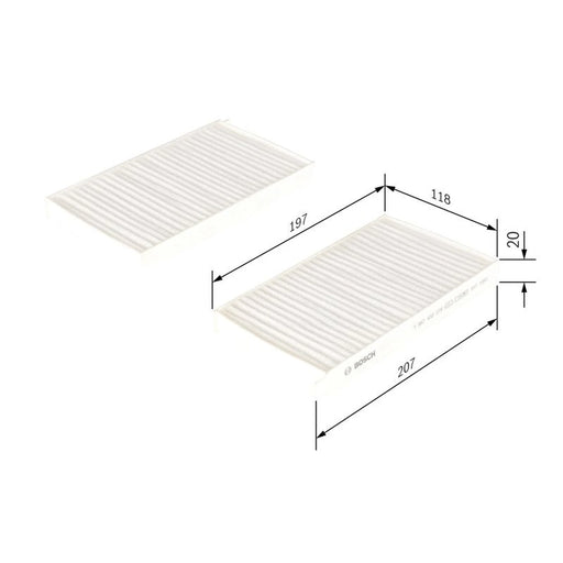 Bosch Cabin Air Filter (Pollen Filter) 1 987 432 278
