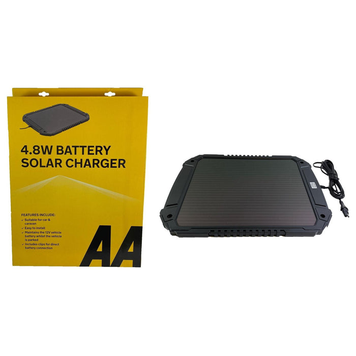 AA 4.8W XL 12V Car Van Caravan Solar Panel Trickle Battery Charger Power Supply - AA - Van Life Living