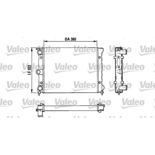 Valeo Engine Radiator 883818