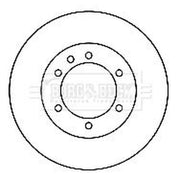Borg & Beck 2 x Rear Brake Discs BBD4199-x2