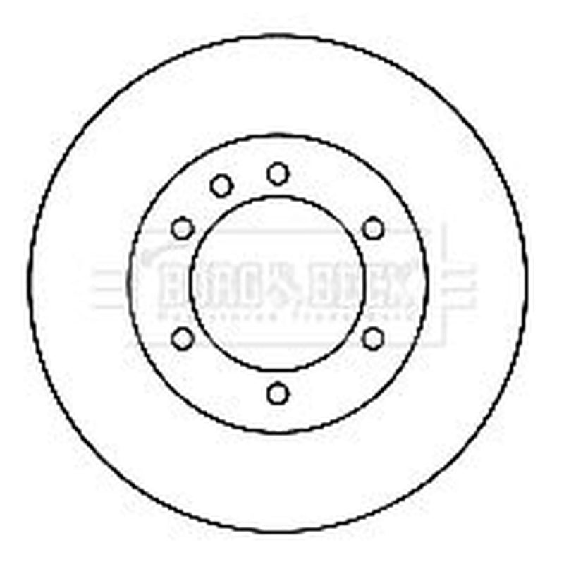 Borg & Beck 2 x Rear Brake Discs BBD4199-x2