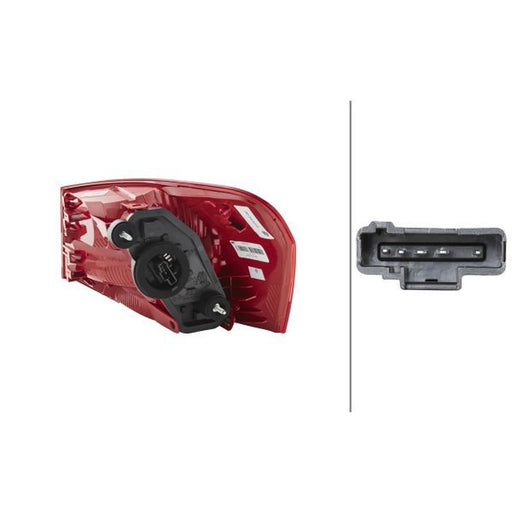 Hella Tail Light / Lamp P21W Left 2SD 354 822-011