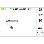 Valeo Electric Window Regulator Lifter Left Rear 851814
